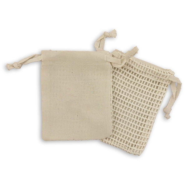 Koa 100% Cotton Mesh Drawstring Bag