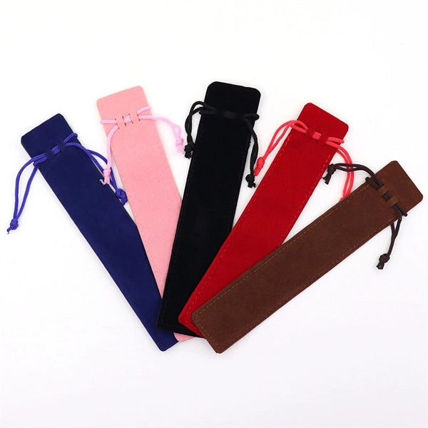 Velvet Cloth Drawstring Pen Bag