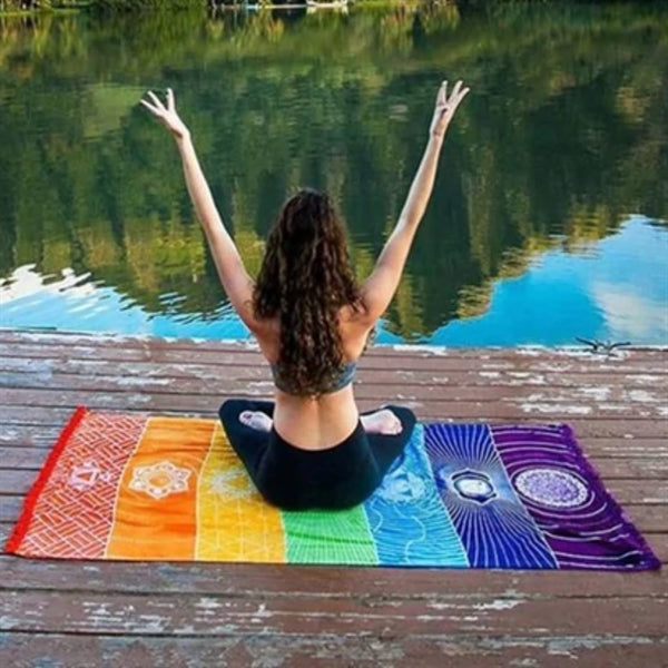 24"x 68" Sublimation Microfiber Velour Cooling Towel
