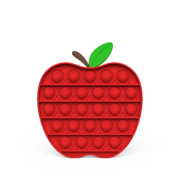 Apple Shaped Pop Bubble Fidget Sensory Toy