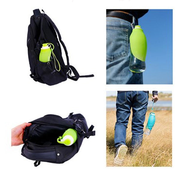 20Oz Portable Pet Water Dispenser Feeder Container