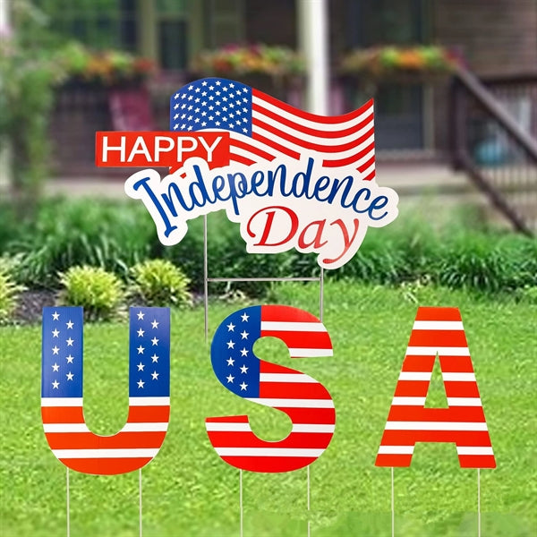 23.6"x14.1" Independence Day Yard Signs