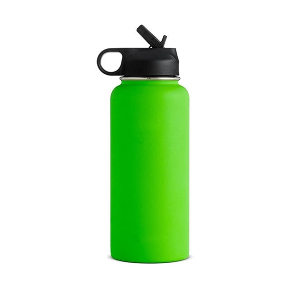 18oz Vacuum Insulated Water Bottle Wide Mouth Lid
