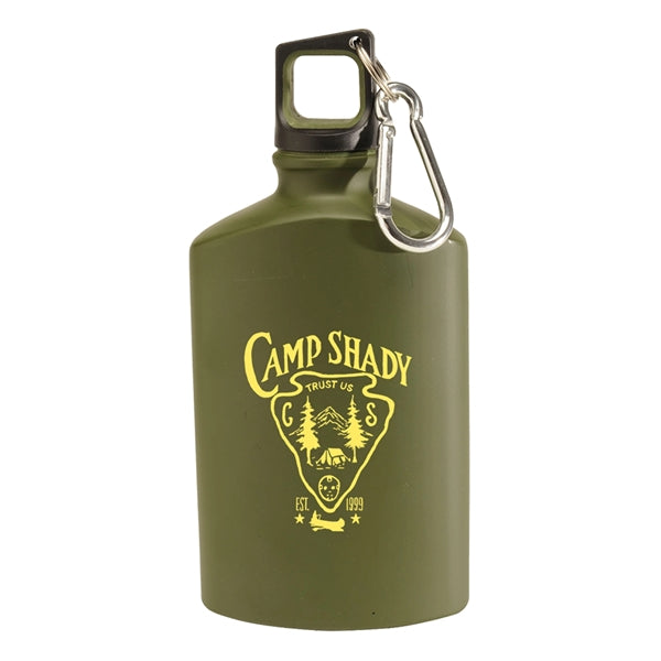 17 oz Aluminum Water Bottle With Carabiner