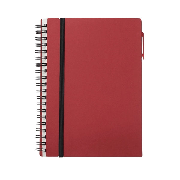 5.5 x 7 in Spiral Notebook with Elastic Closure
