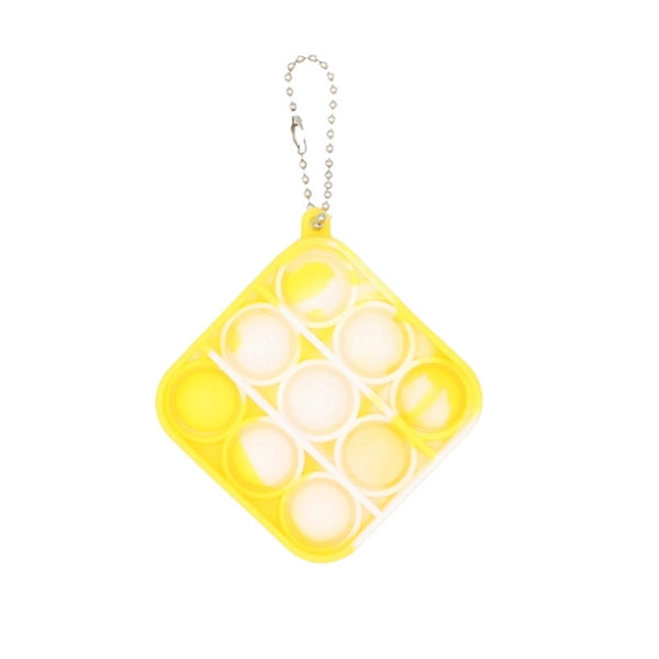 Push Pop Bubble Toy Keychain