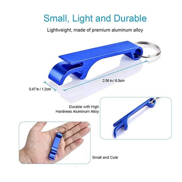 Metal Bottle Opener Keyring