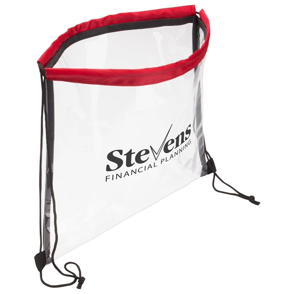 Clear Vinyl Bag with Drawstring