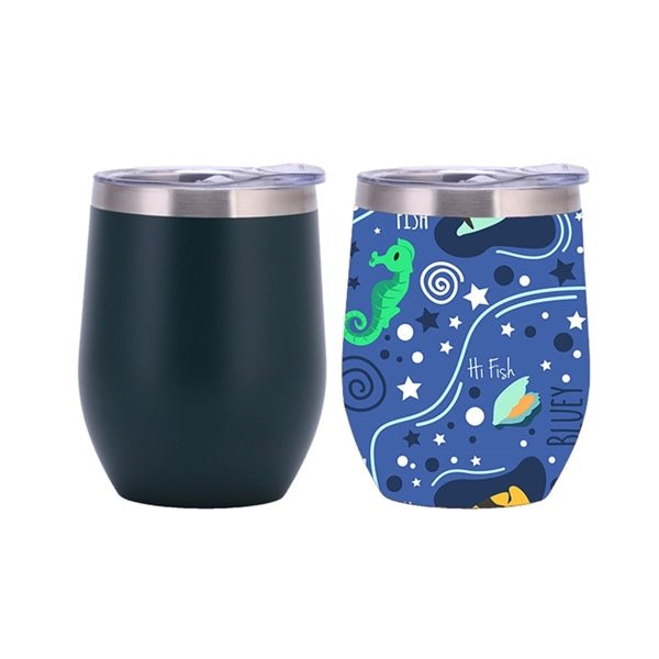 12 oz. Egg Shaped Tumbler
