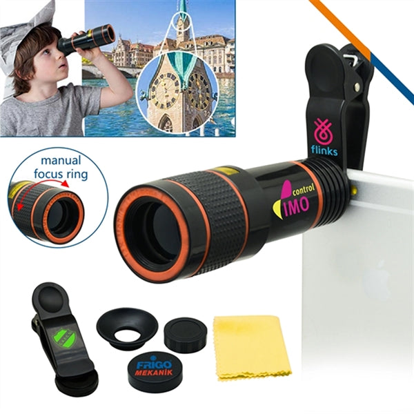 12X Outdoor Monocular Phone Lens Telescope