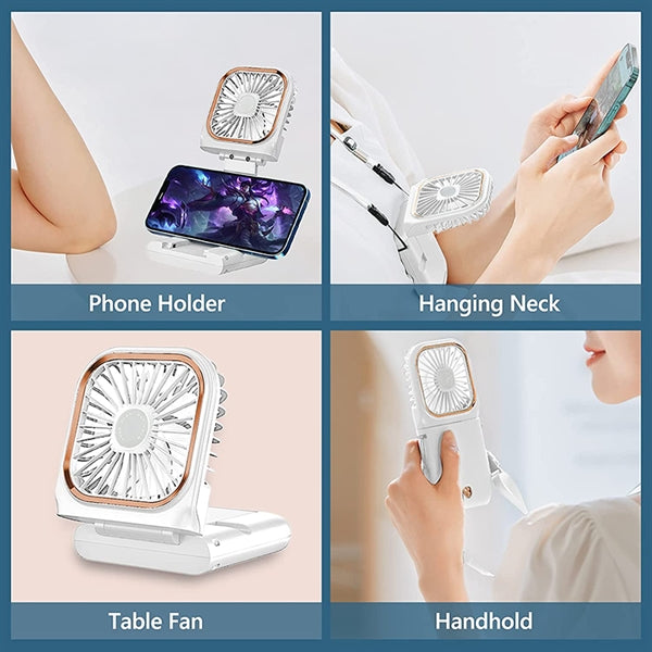 Mini Portable Handled Fan