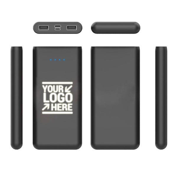 10000mAh Light Up Power Bank With Dual USB Output