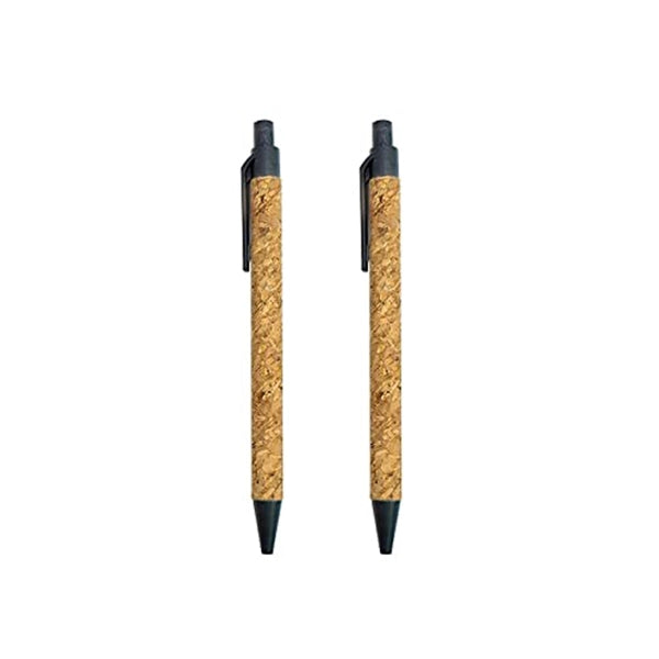 Retractable Cork Ballpoint Pens