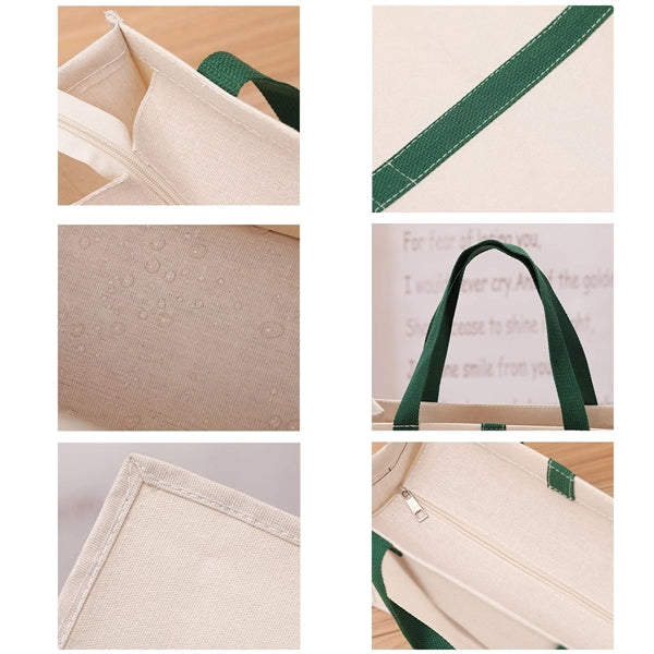 Film Covered Canvas Tote Bag