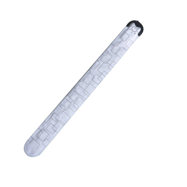 Print Reflective Armband Rechargeable Flashing Slap Bracelet
