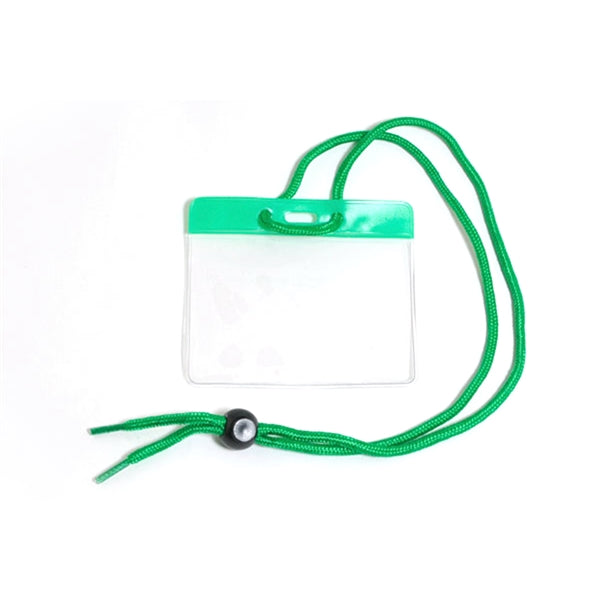 4.10" W x 3.50" H - Adjustable Cord Lanyard Combo