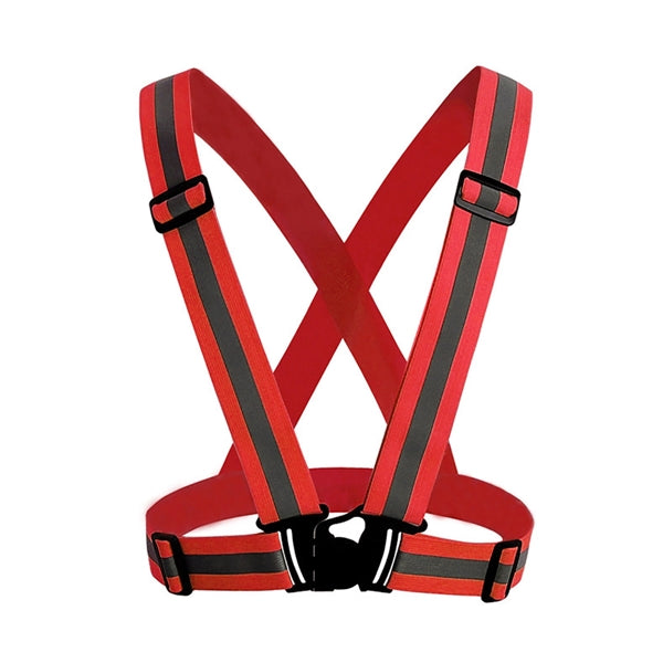 Reflective Strap Safety Vest Elastic Band