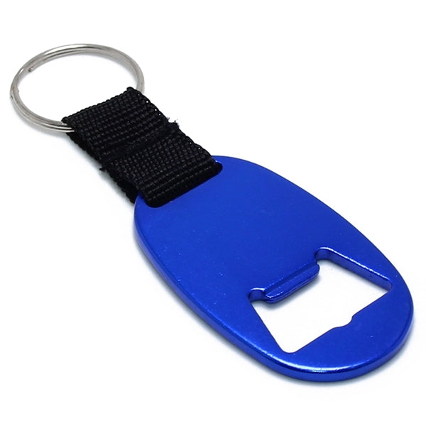 Oval Beer Bottle Opener Keychain
