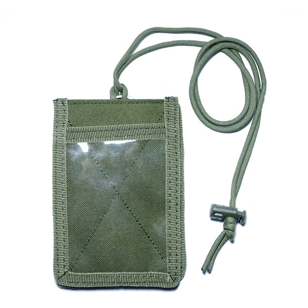 Tactical ID Card Badge Holder With Lanyard