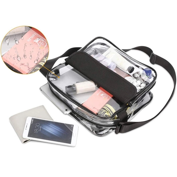 Clear Purse Stadium Approved Cross-Body Shoulder Bag