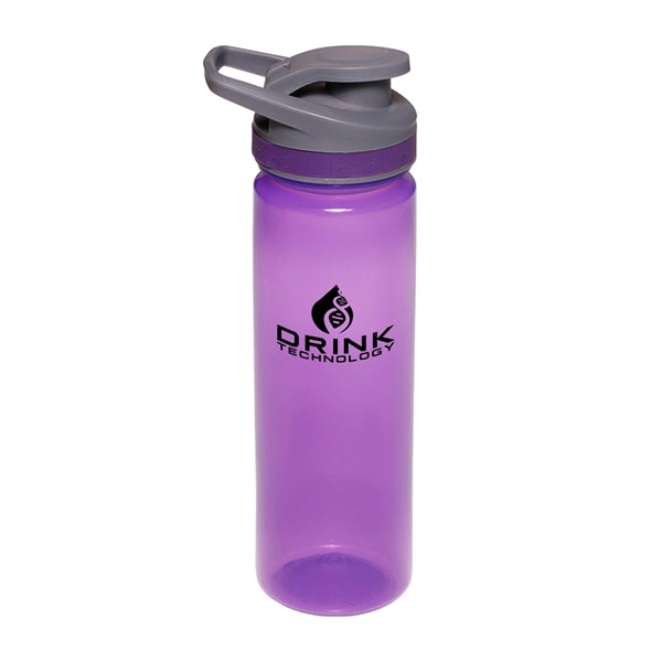 22 oz. Ebro Plastic Sports Water Bottle (1 Color Imprint)