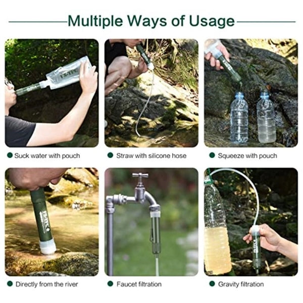 Mini Water Purifier Survival Gear