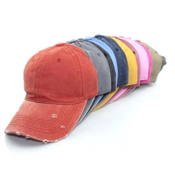 Vintage Washed Distressed Cotton Hat Baseball Cap