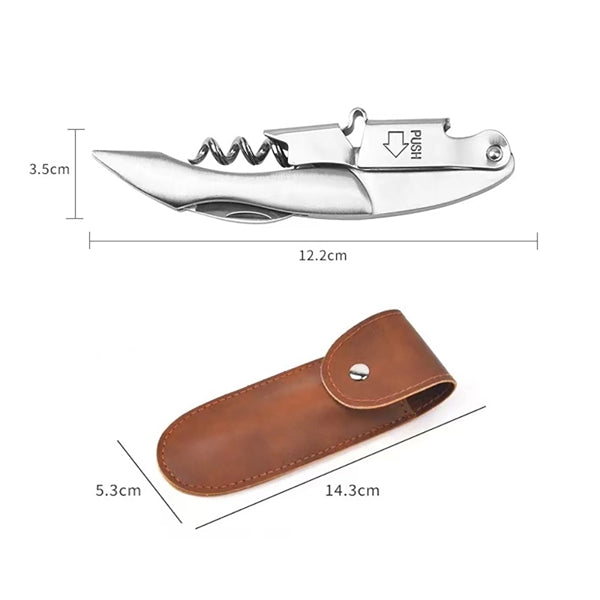 Corkscrew With Foil Cutter &Bottle Opener