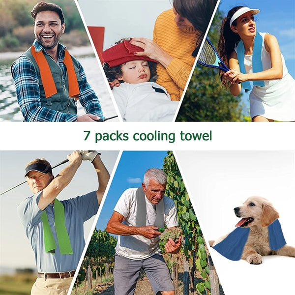 37*12"Soft Breathable Cooling Chilly Towel
