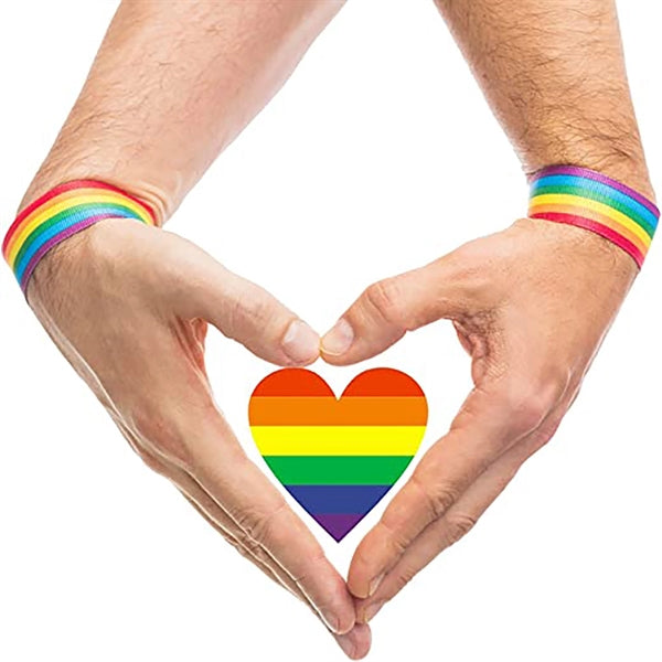 LGBT Rainbow Heart Stickers