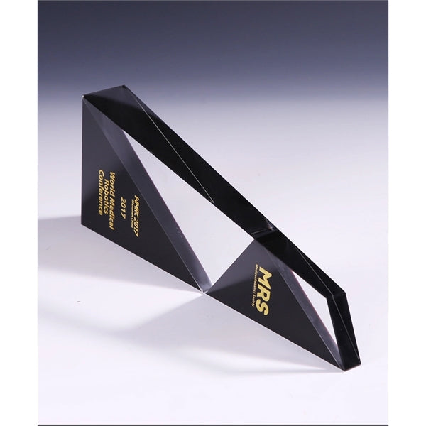 Large Heavy Weighted Crystal Award