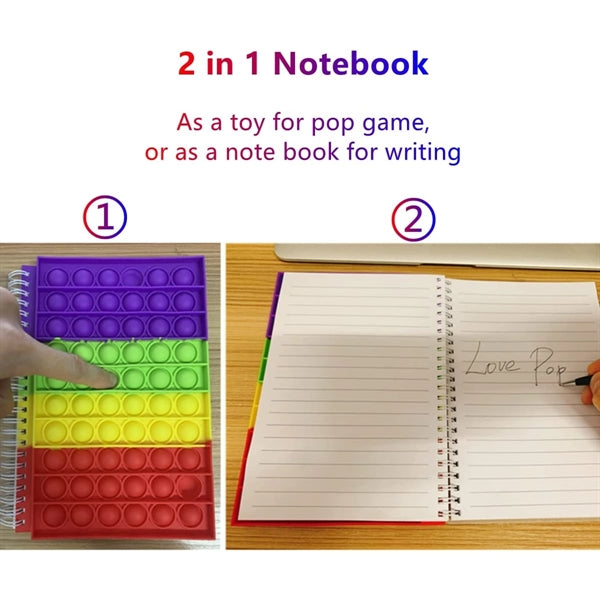 A5 Silicone Bubbles Notebook