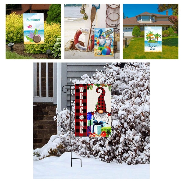12" x 18" Double-Sided Garden Flag with Frame