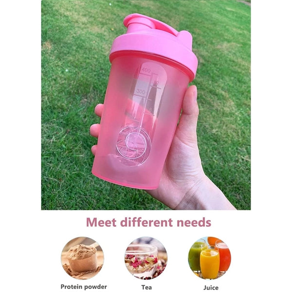 Classic Plastic Shaker Bottle Perfect for Protein Shakes