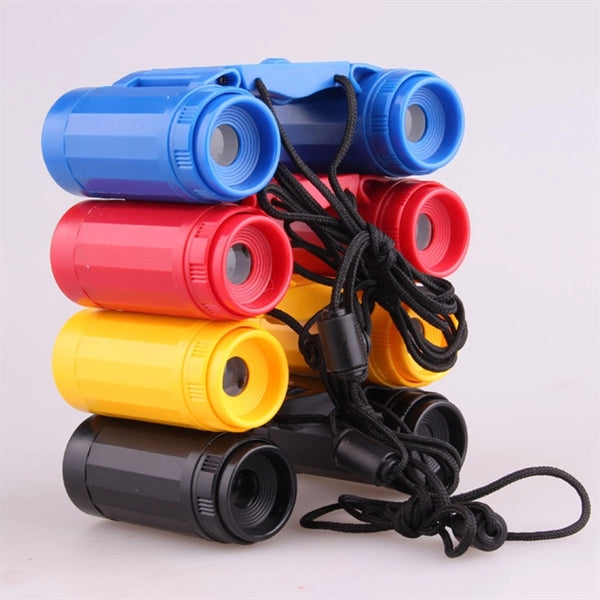 Compact Shockproof Children's Binoculars for Kids Watching