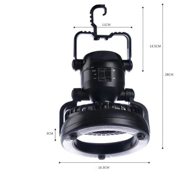 Portable LED Camping Lantern With Fan