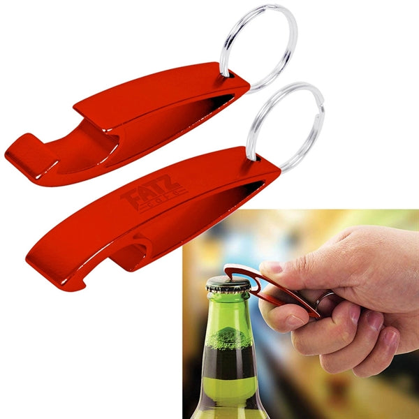 Aluminum Bottle Opener with Key-chain
