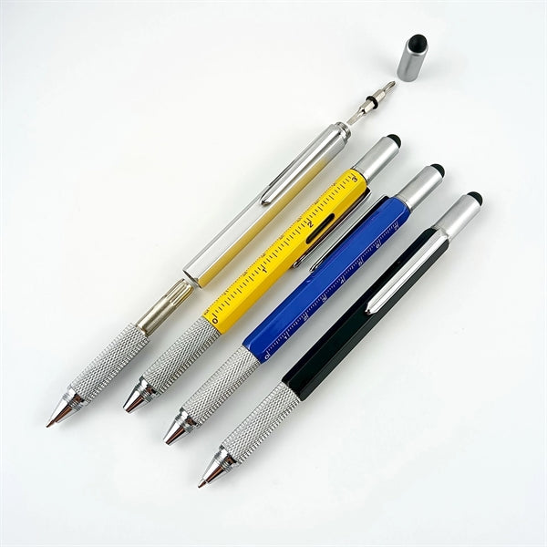 6 in 1 Multi functional Ballpoint Pen
