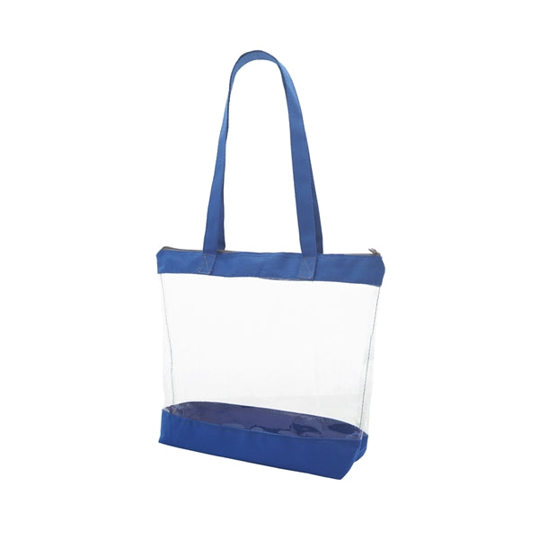 Basic Clear Zipper Tote
