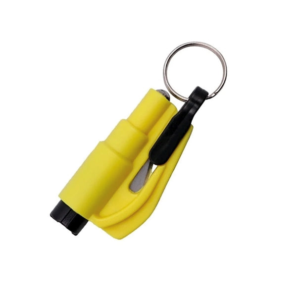 Car Safety Hammer Window Breaker Seat Belt Cutter Keyring