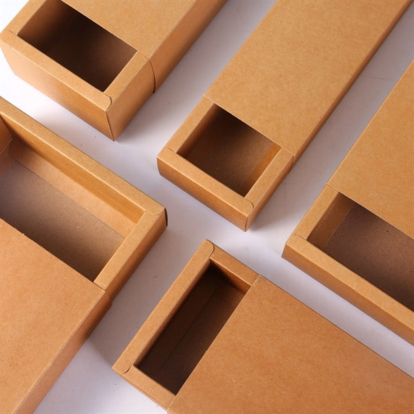 Collapsible Gift Box With Drawer Closure
