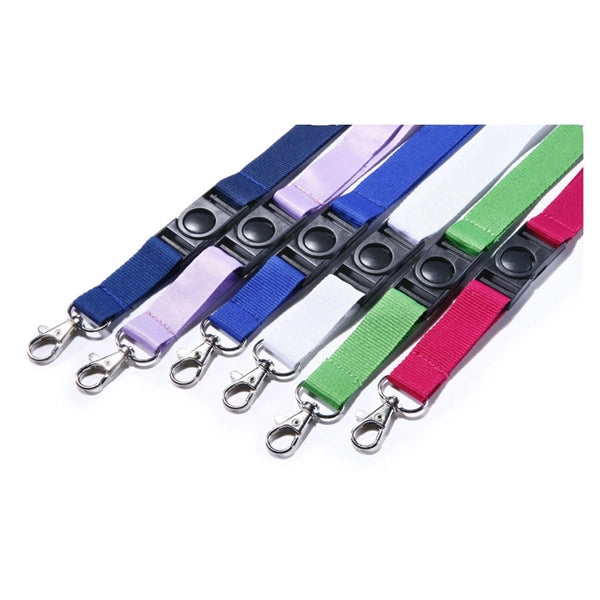 Woven Lanyards with Safety Breakaway