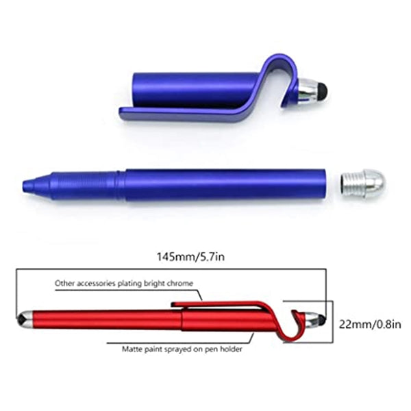 Multifunctional 3 in 1 Phone Holder Stylus Pen
