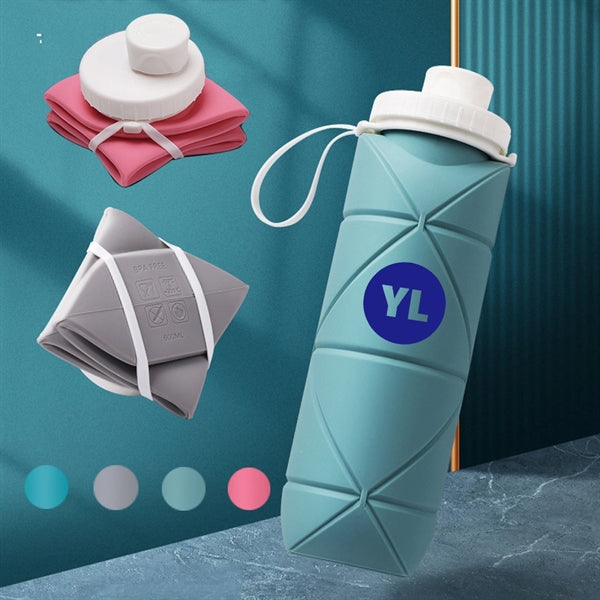 20OZ Large Capacity Collapsible Silicone Water Bottle