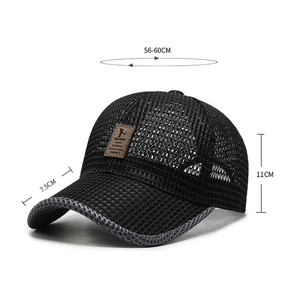 Summer Full Mesh Baseball Cap Trucker Hat