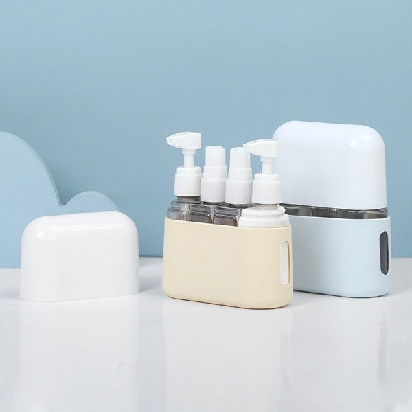 4 in 1 Refillable Travel Bottle Kit & Toiletry Container