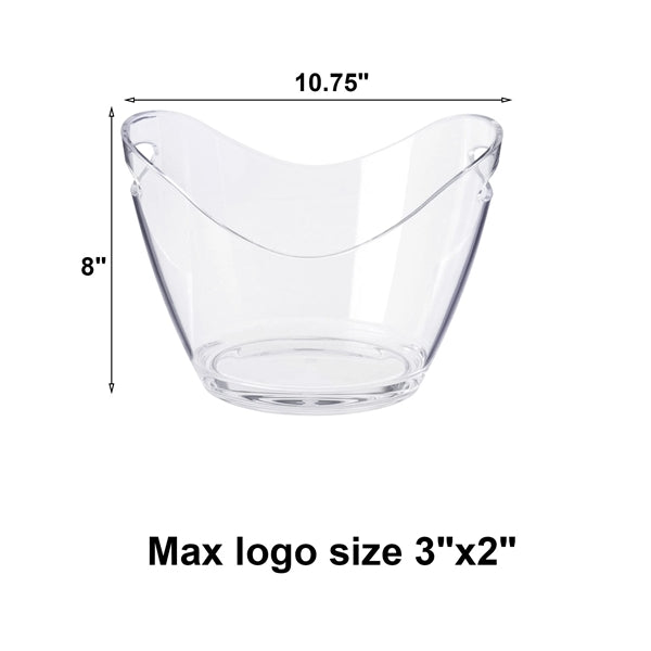 Ice Bucket Clear Acrylic
