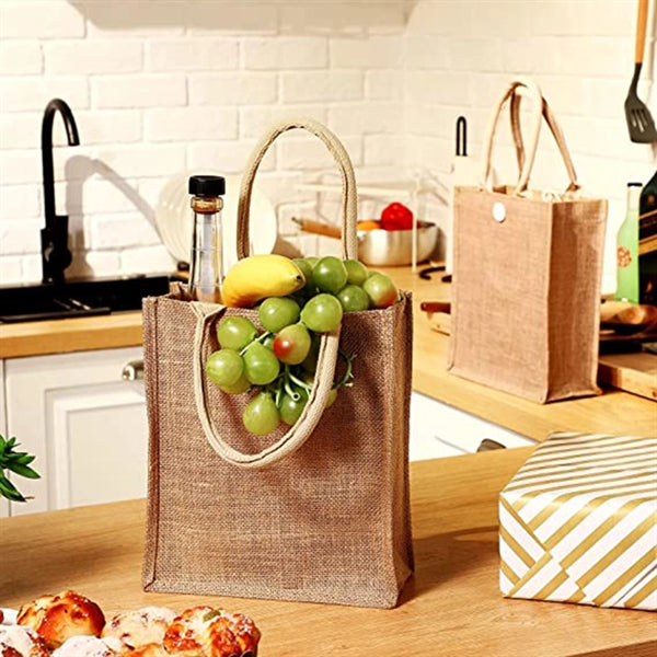 Burlap Beach Bags