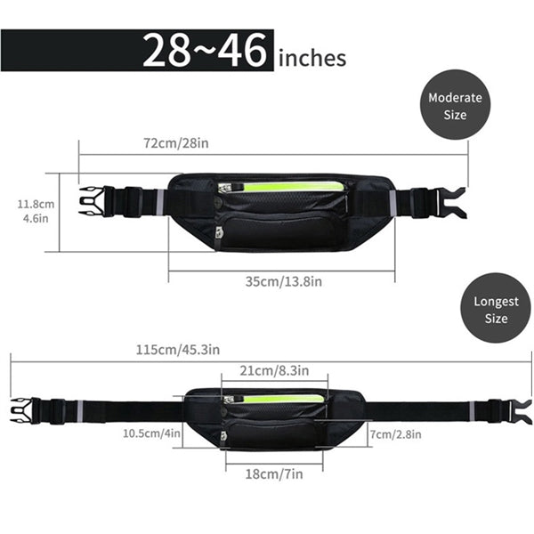 Sports Hydration Belt Bag