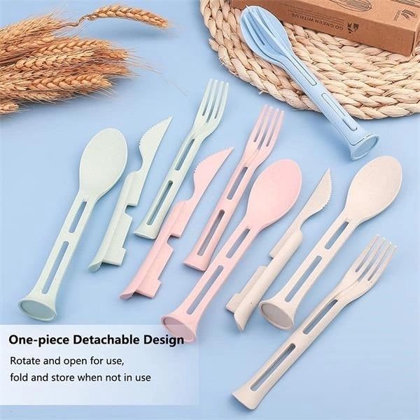 3 in 1 Knife, Fork, Spoon Utensils Set